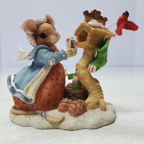 Priscilla's Mouse Tales Making Note of Our Friendship, So Dear Figurine - Picture 7 of 10